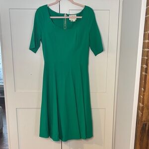 Kate Spade Vibrant Green Midi Dress-NWT